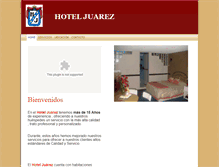 Tablet Screenshot of hoteljuareztoluca.com